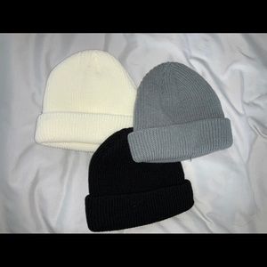 Knit beanies